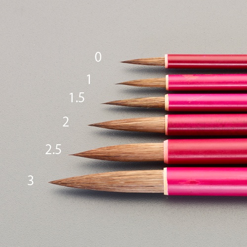 0号 文字筆(馬毛)【EA109MJ-0】