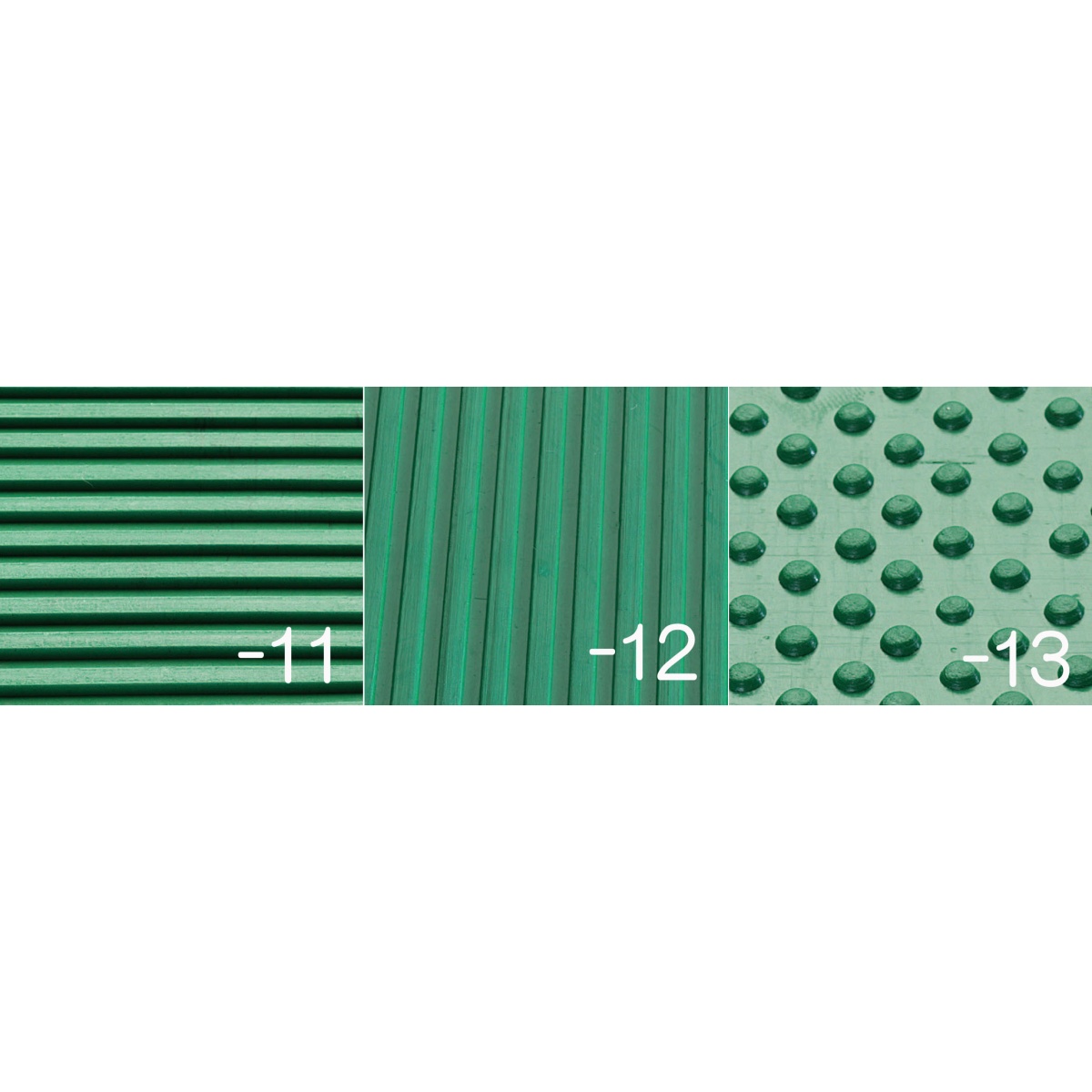 1.0x 10m/3.0mm ゴムマット(横筋・緑)【EA997RA-11】