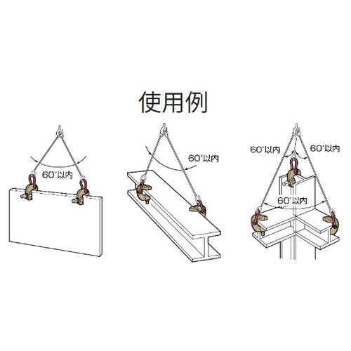 1.5ton スクリュークランプ(万能型)【EA984FA-65】