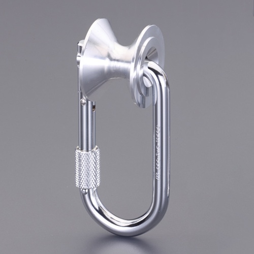 100kg/φ16mm プーリーカラビナ(スチール製)【EA638AR-11】