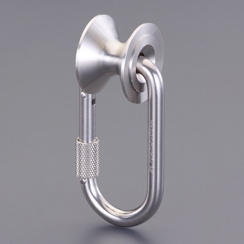 100kg/φ16mm プーリーカラビナ(ステンレス製)【EA638AR-12】