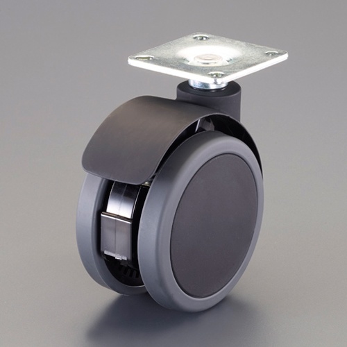 100mm キャスター(プレート式/振動吸収)【EA986PH-1】