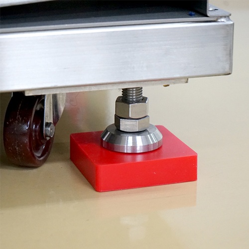 100x100x25mm 防振ダンパー(黒/10-50kg未満)【EA949HS-346A】