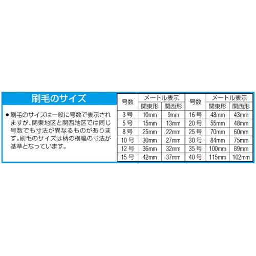 101mm のり刷毛(馬毛)【EA109MF-36】