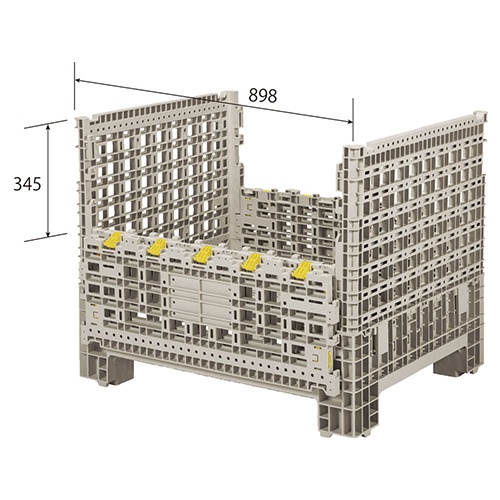 1030x855x840mm/1500kg メッシュパレット【EA985R-11】