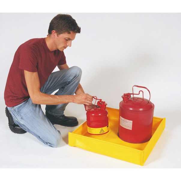 1067x1067x121mm/64L 折畳オイルトレイ【EA992DB-114】