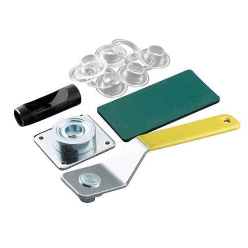 10mm 両面ハトメパンチセット(プラスチック)【EA576MB-1】