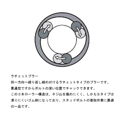 10mm/120mm 全ねじレンチ【EA602CZ-3】