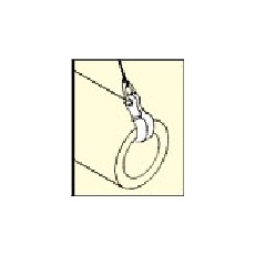 10ton/100mm 大型吊フック【EA987NK-2】