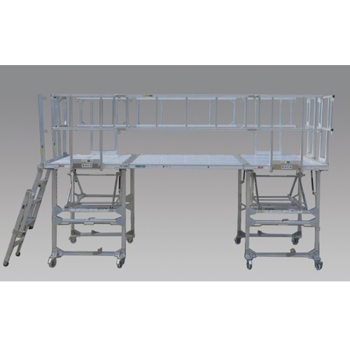 1100x1785x1140-1750mm 移動式室内足場台【EA905DF-101】