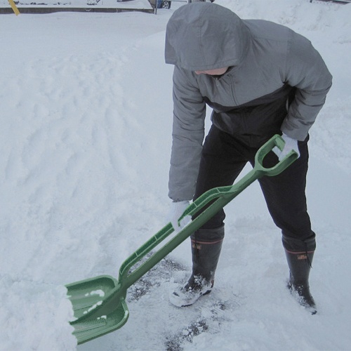 1157x340x216mm スノーショベル(モスグリーン/4本)【EA650BG-152C】