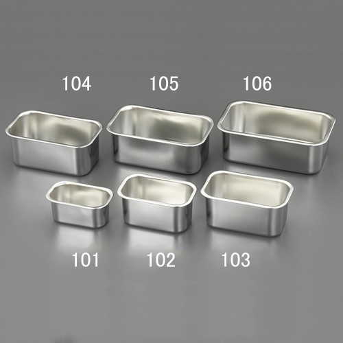 120x 72x53mm パーツトレー(ステンレス製)【EA508SH-101】