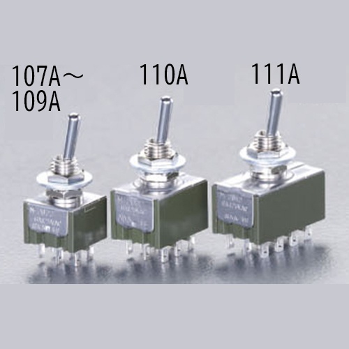 125V/6A 2極双投/トグルスイッチ【EA940DH-107A】