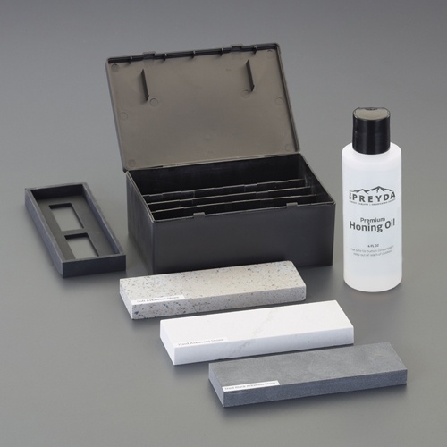 127x41x13mm 油砥石セット・天然(中/細/極細)【EA522AG-11】