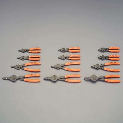 12本組 軸穴兼用スナップリングプライヤー【EA590HA-37】