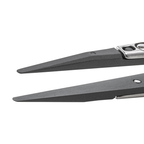 130mm 交換式ピンセット(ESD/セラミック/ステンレス)【EA595HF-51】