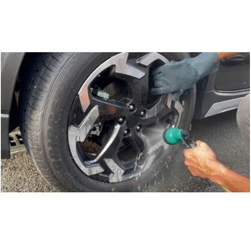 145x290mm 両面シリコン洗車手袋(グレー/1枚)【EA928AG-632】