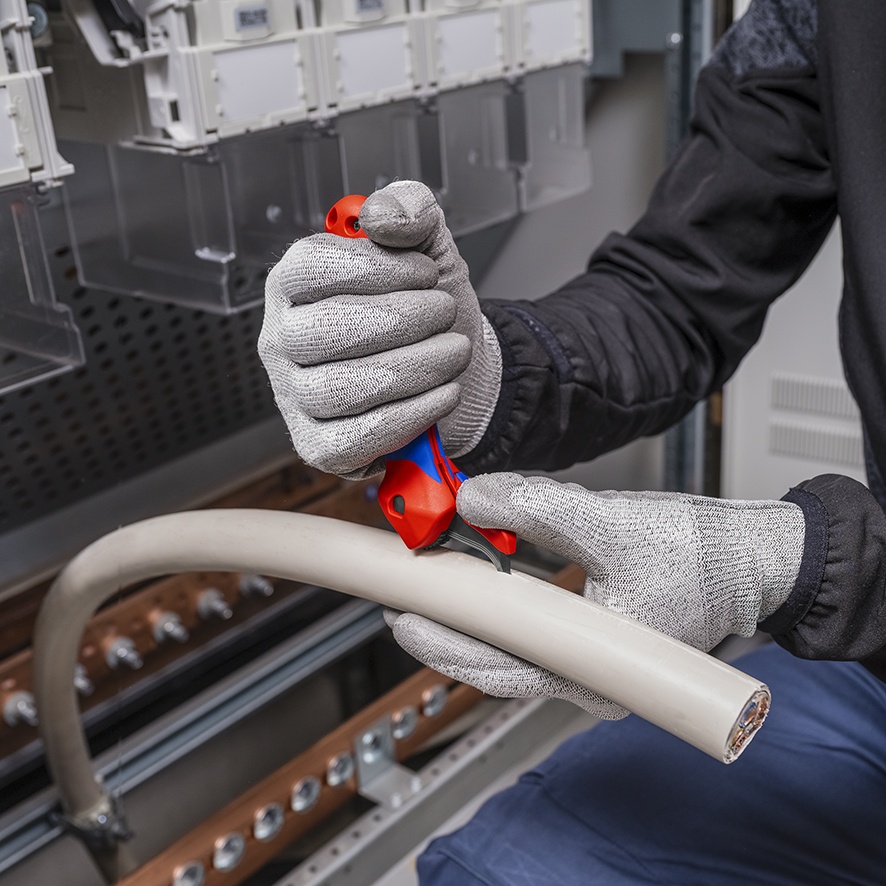 146mm 電工ストリッピングナイフ(ラチェット式)【EA589DM-26】