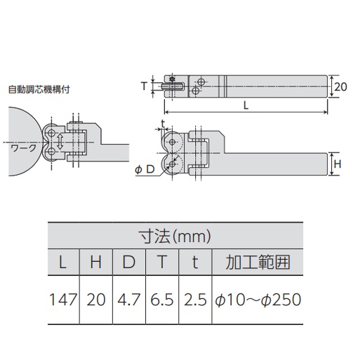 147mm ローレットホルダー(アヤ目用)【EA591RE-11】