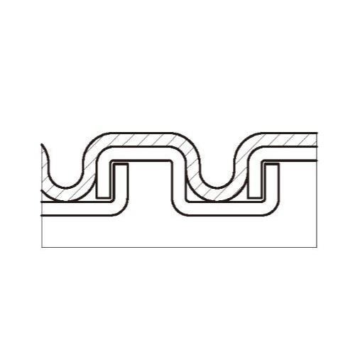 15.8/21.1mmx10m フレキシブル保護管(ステンレス製)【EA947SA-110】