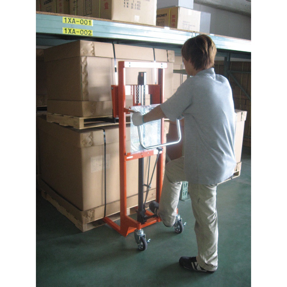 150kg/ 72- 902mm 足踏式油圧リフト【EA520YA-1A】