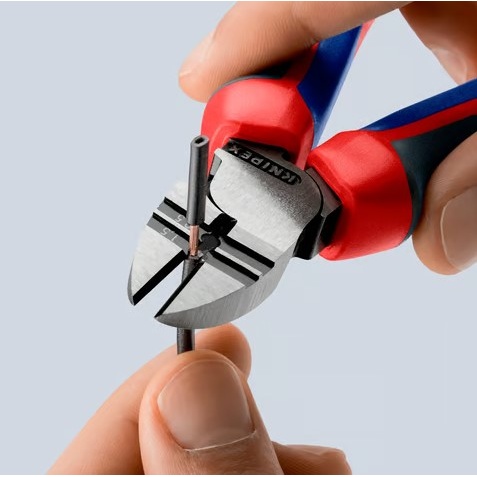 160mm 穴付ニッパー(グリップ付)【EA536KB-160B】