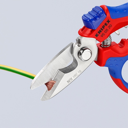 160mm 電工はさみ(ステンレス製/オフセット型)【EA540E-27】