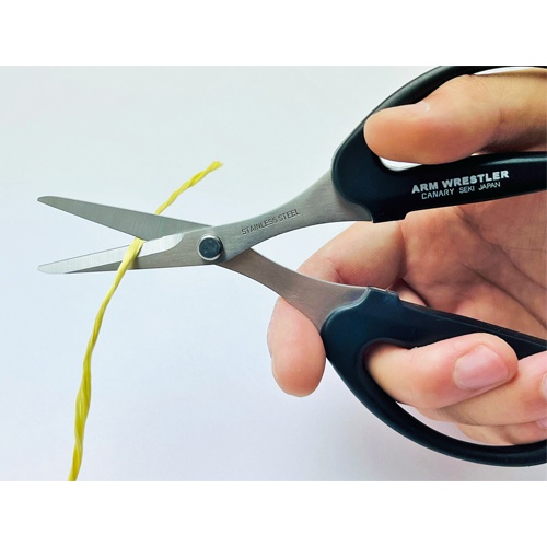 165mm はさみ(アラミド用/ギザ刃・キャップ付)【EA540HG-1A】