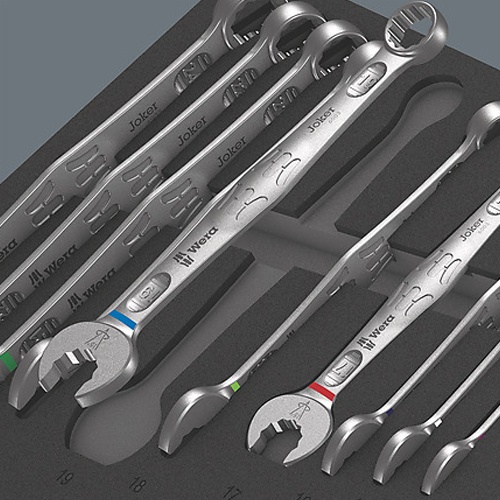 18本組 コンビネーションレンチ(ボトルオープナー付)【EA612WH-21】