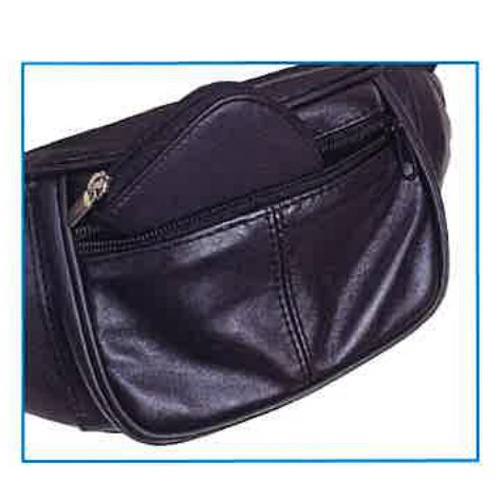 195x80x140mm ウエストポーチ(ブラック)【EA927AG-77B】