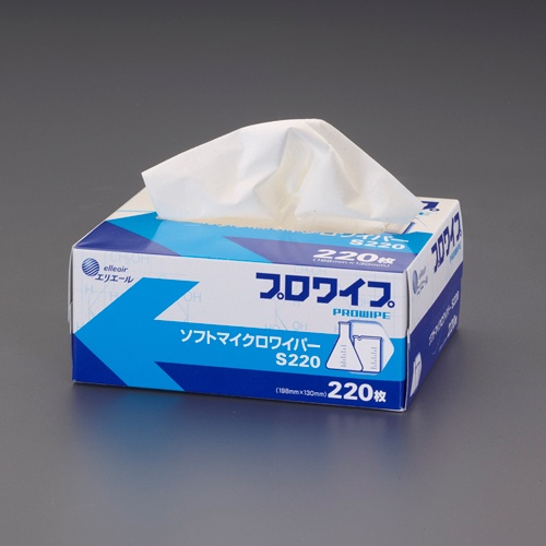 198x130mm 工業用ワイパー(220枚)【EA929AE-54】