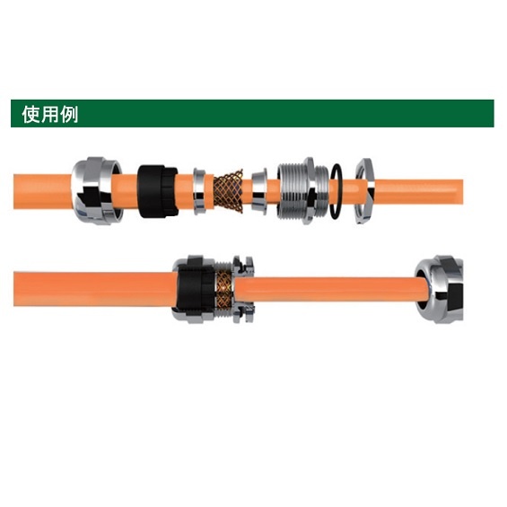 2.0- 5.0mm/M12x1.5 EMCケーブルグランド【EA948HT-61】