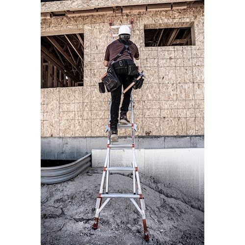 2.3m 梯子兼用脚立(伸縮式)【EA905EC-4A】