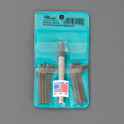 2.5-7mm 小径スパナセット(差替式)【EA615AL-20】