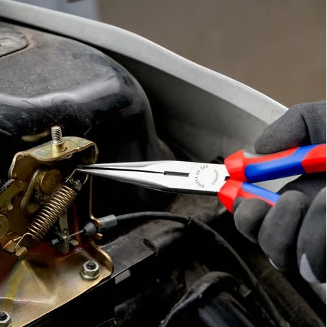 200mm ラジオペンチ(グリップ付/磨き)【EA537KE-1A】