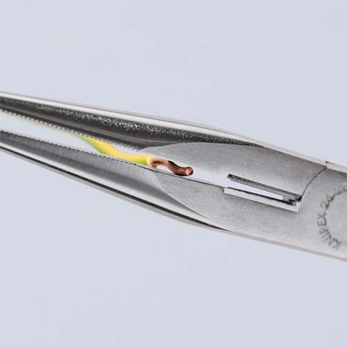 200mm 絶縁ラジオペンチ(グリップ/直/落下防止)【EA537KC-201】