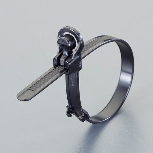 204mm 結束バンド(再結束タイプ/黒/100本)【EA475ET-20】