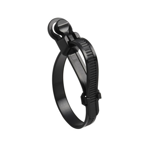 204mm 結束バンド(再結束タイプ/黒/100本)【EA475ET-20】