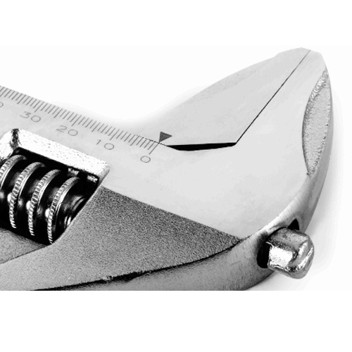 205mm/42mm モンキーレンチ(広口ショートサイズ)【EA680AB-12】