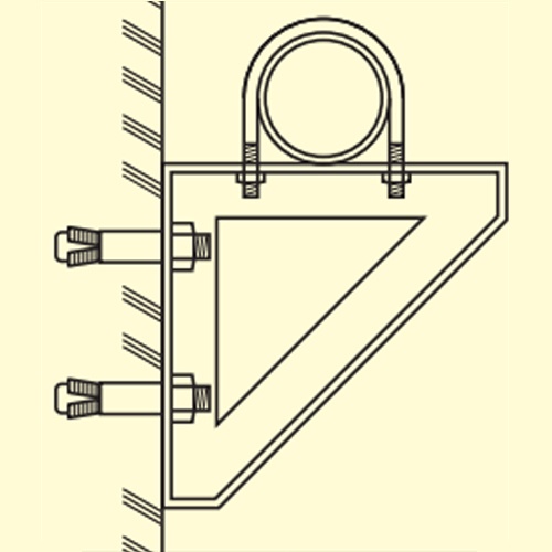 20A ステンレス鋼管用Uボルト(5個)【EA440BH-20B】