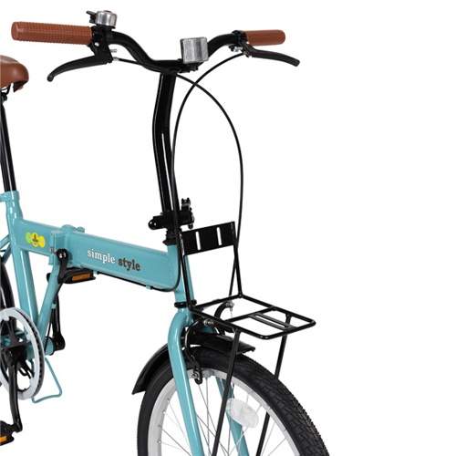 20インチ 折り畳み式自転車(グレイブルー)【EA986Y-16D】