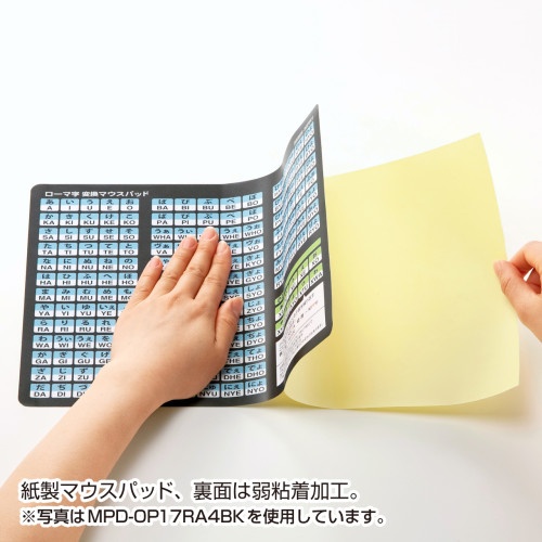 210x170x0.1mm マウスパッド(ローマ字変換表/青)【EA764-45】