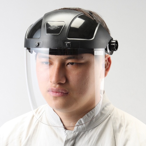 210x200mm フェイスプロテクター(ポリカーボネート)【EA800PB-35】