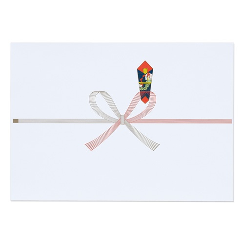 210x297mm 祝のし紙(A4厚口/100枚)【EA762GC-126】