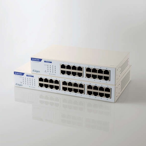 215x133x42mm [16ポート]スイッチングハブ【EA764BY-16F】