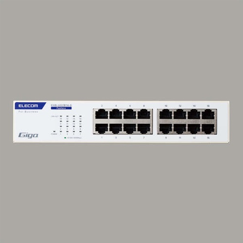 215x133x42mm [16ポート]スイッチングハブ【EA764BY-16F】