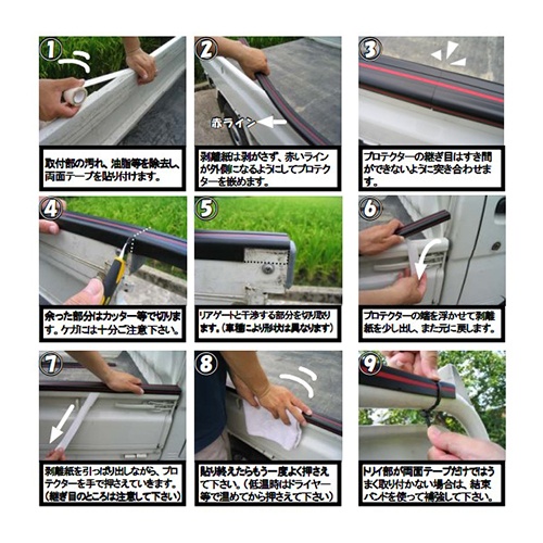 24-32mmx1m トラック用ゲートプロテクター【EA911TG-33】