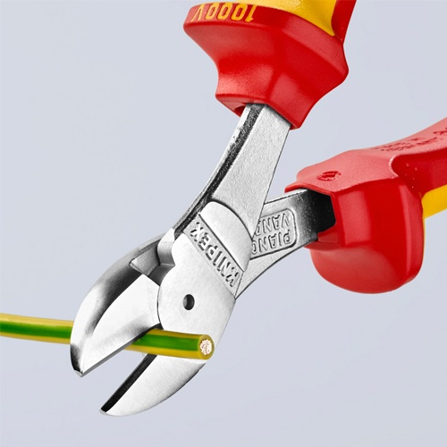 250mm 強力型ニッパー(絶縁/グリップ/落下防止)【EA536KF-10】