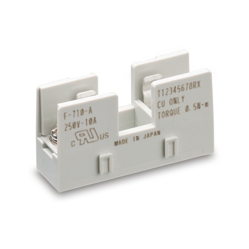 250V/10A[5.2x20mm] ヒューズホルダー(横型連結)【EA940DL-81】