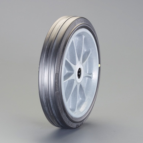 260x 56mm ESDソリッドラバータイヤ(プラスチックホイール)【EA986CW-30】
